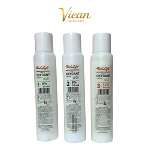 Oxy Trợ Nhuộm Mini Red Life Oxydant Creme 6% 9% 12% 100ml | Kem Trợ Nhuộm Tóc Chuẩn Salon Tại Nh