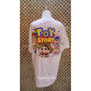 [ẢNH CHÍNH CHỦ SHOP] Áo Thun Toy Story x Shin Cotton Thái 100%