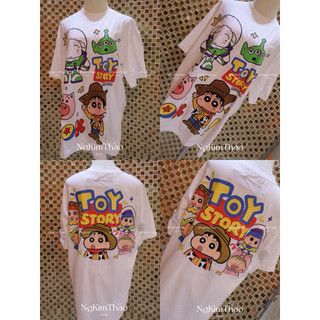 [ẢNH CHÍNH CHỦ SHOP] Áo Thun Toy Story x Shin Cotton Thái 100%