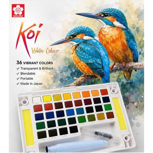 Màu nước dạng nén KOI SAKURA Watercolor - VPP BI BI