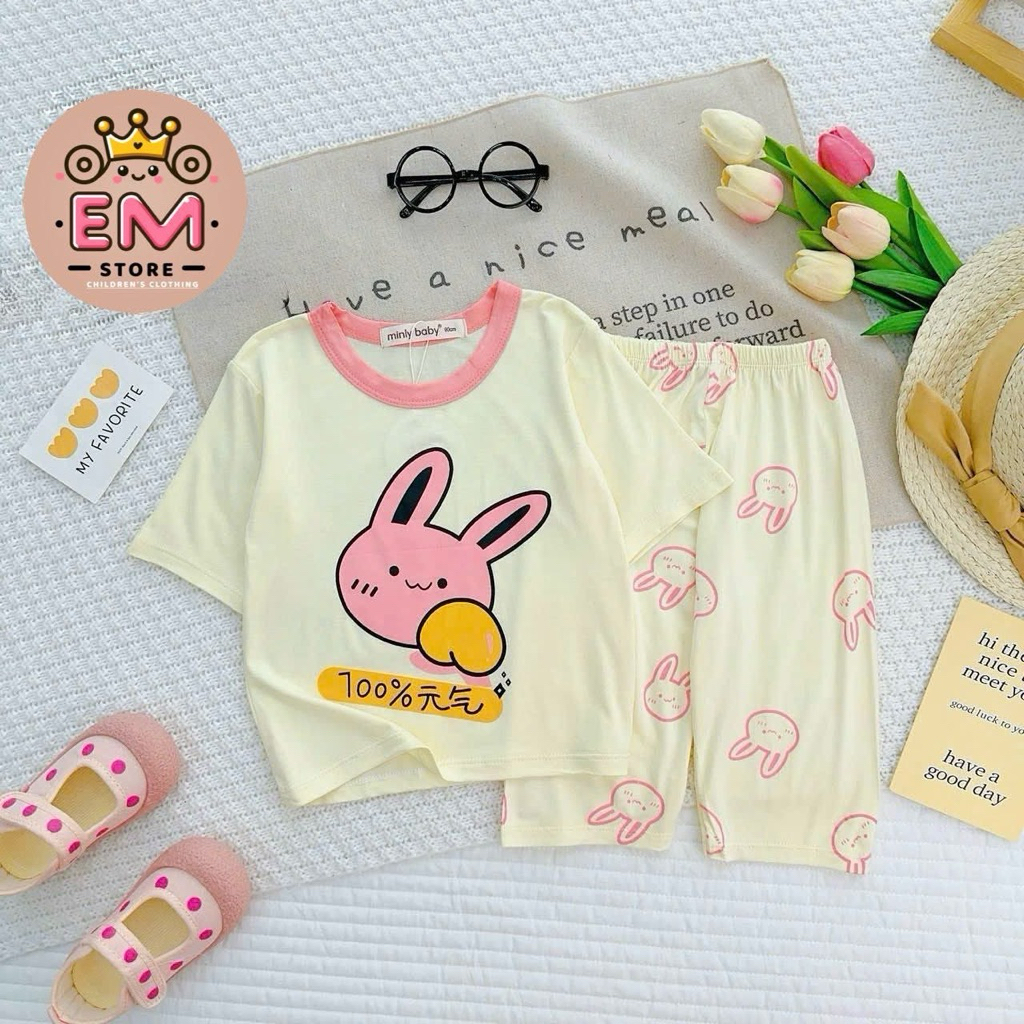 Bộ cộc lửng Minkymom bé gái