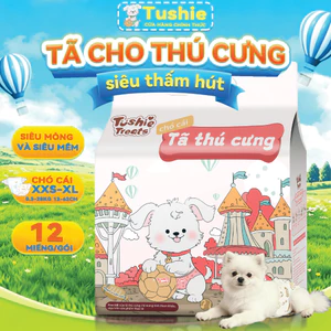 Tushie Treats Tã lót cho chó cái,tã chó cái siêu mềm, thấm hút tốt, tiện lợi,thoáng khí và không ngột ngạt