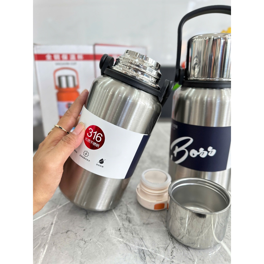 BÌNH GIỮ NHIỆT BOSS INOX 316 4 LỚP