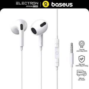 Tai Nghe Baseus Encok 3.5mm lateral in-ear Wired Earphone H17