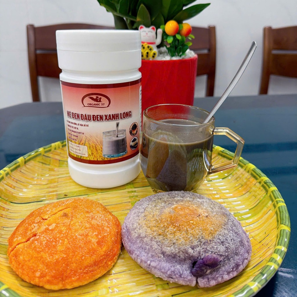 [NGUYÊN CHẤT] Bột Ngũ Cốc Mè Đen Đậu Đen Organic - Dinh Dưỡng Đen Tóc, Lợi Sữa, Hỗ Trợ Giảm Cân