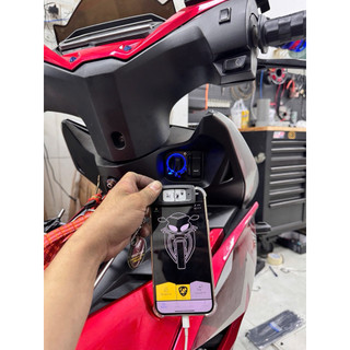Smart-key NHẬN DIỆN SỬ DỤNG ĐTHOẠI mở xe đi dành cho xe AirBlade,Winner x, PCX,Beat,Scoopy ,Vario,Click.Cụm Có Led