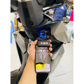 Smart-key NHẬN DIỆN SỬ DỤNG ĐTHOẠI mở xe đi dành cho xe AirBlade,Winner x, PCX,Beat,Scoopy ,Vario,Click.Cụm Có Led