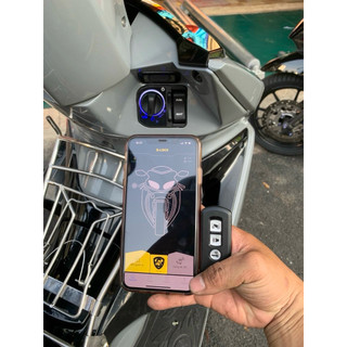 Smart-key NHẬN DIỆN SỬ DỤNG ĐTHOẠI mở xe đi dành cho xe AirBlade,Winner x, PCX,Beat,Scoopy ,Vario,Click.Cụm Có Led