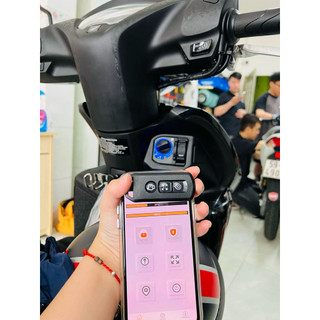 Smart-key NHẬN DIỆN SỬ DỤNG ĐTHOẠI mở xe đi dành cho xe AirBlade,Winner x, PCX,Beat,Scoopy ,Vario,Click.Cụm Có Led