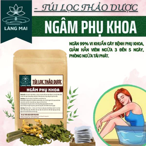 Làng Mai - Bột thảo dược Làm sach Kháng khuẩn,Trầu không, Lá nhội, Chè xanh, Khổ sâm.