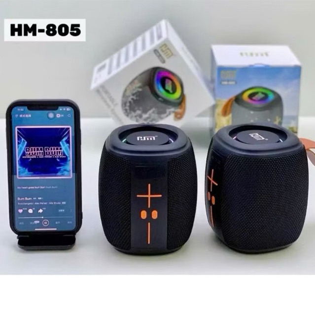 Loa Bluetooth HM-805 Không Dây - Âm Thanh Cực Hay, Bass Căng - Công Suất Lớn - Chống Nước IPX4
