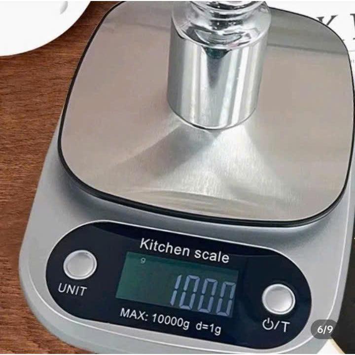 Cân Điện Tử Nhà Bếp Định Lượng 1G-5 KG - Màn Hình LED