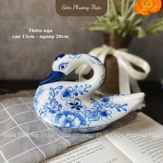 Tượng men lam Bát Tràng vẽ tay thủ công các con vật