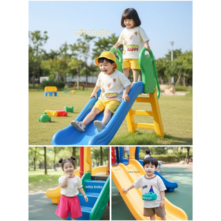 [Nhiều mẫu] Set đồ bé trai bé gái kiểu Hàn - Bộ cộc tay chibi nhồi bông dễ thương Hàng Thiết Kế