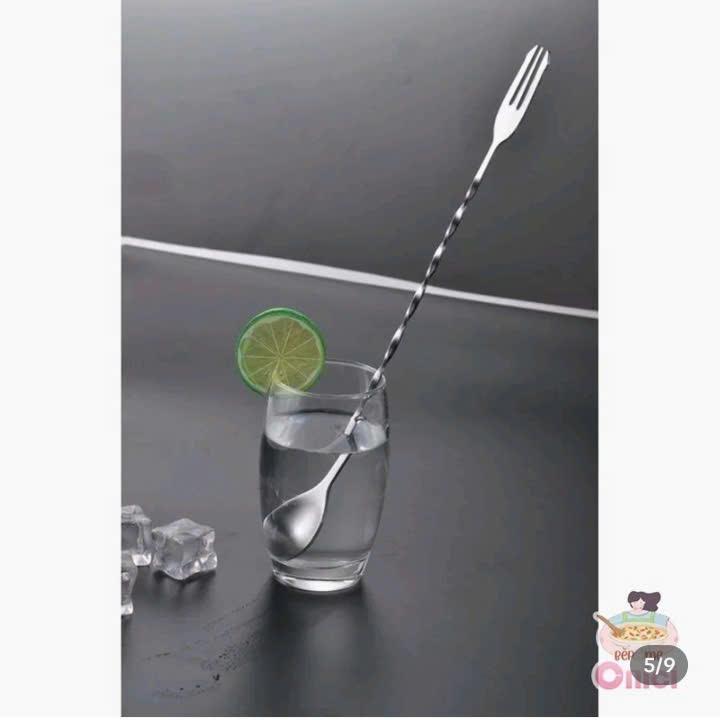 Muỗng và Thìa Pha Chế Quầy Bar Cà Phê Dùng Cho Pha Chế Cà Phê Và Đồ Uống Khác Tại Quầy Bar