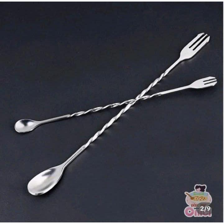 Muỗng và Thìa Pha Chế Quầy Bar Cà Phê Dùng Cho Pha Chế Cà Phê Và Đồ Uống Khác Tại Quầy Bar