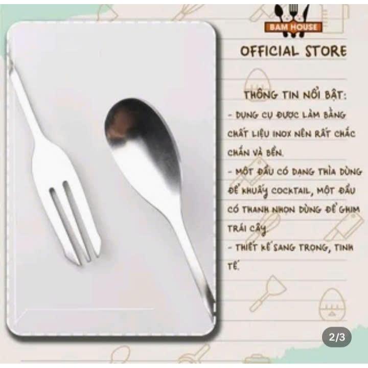 Muỗng và Thìa Pha Chế Quầy Bar Cà Phê Dùng Cho Pha Chế Cà Phê Và Đồ Uống Khác Tại Quầy Bar