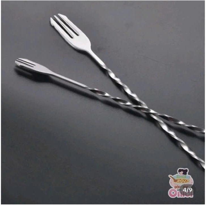 Muỗng và Thìa Pha Chế Quầy Bar Cà Phê Dùng Cho Pha Chế Cà Phê Và Đồ Uống Khác Tại Quầy Bar