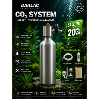 Máy Tạo Khí CO2 Chuyên Nghiệp Cho Bể Cá - Thủy sinh Darlac