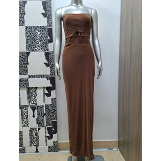 Đầm dự tiệc không tay lưới ren Haute monde