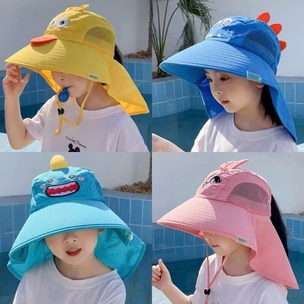 Mũ Chống Nắng Cho Bé Trai Bé Gái 🌞 Mũ Vành Rộng Đi Biển Che Nắng Siêu Tốt Cho Trẻ Em