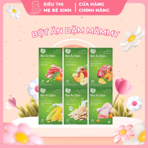 Bột Mămmy Ăn Dặm Cho Bé – Bổ Sung Sắt, DHA, Canxi – Hỗ Trợ Tiêu Hóa – Hộp 7 Gói Tiện Lợi