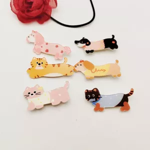 Combo 3 Trâm Cài Áo Hình Thú Cưng – Huy Hiệu Cài Áo Đáng Yêu & Phụ Kiện Decor Thời Trang