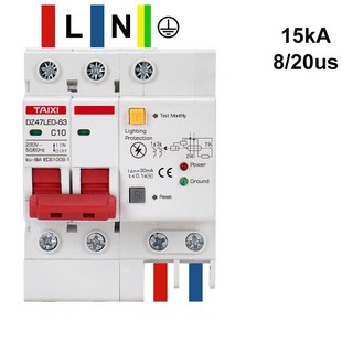 CB Chống Giật TAIXI 63A Tích Hợp Chống Sét – Loại Xịn Siêu Nhạy, Bền Vượt Trội