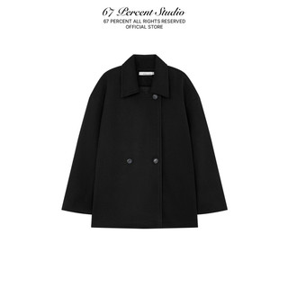 Áo Khoác Dạ Dáng Dài Nhiều Cúc 67PERCENT/67% - FELT JACKET