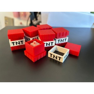 [Combo 2] Móc Khóa Clicker TNT Minecraft - móc khóa vui tay treo balo chìa khóa ấn tượng