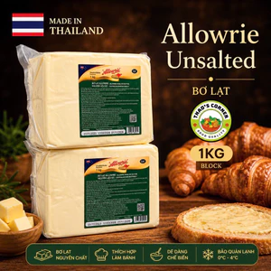 BƠ LẠT ALLOWRIE THÁI LAN 1KG | KHÔNG MUỐI – DỄ LÀM BÁNH