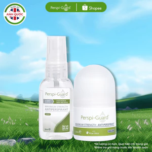 Combo khử mùi ngăn mồ hôi cao cấp Perspi-Guard lăn khử mùi 30ml + xịt khử mùi 30ml