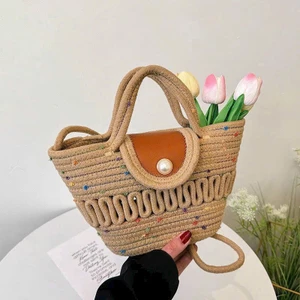 Set Mũ Cói Đi Biển Nữ 👒 Hot Trend – Chống Nắng, Đi Du Lịch, Chụp Ảnh Siêu Xinh