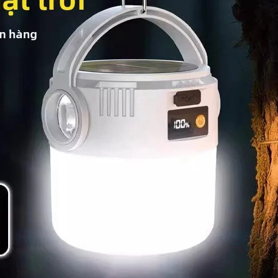 Đèn năng lượng mặt trời tích hợp sạc USB sử dụng lâu dài Phù hợp cho cắm trại dã ngoại chiếu sáng khẩn cấp tv ntt95