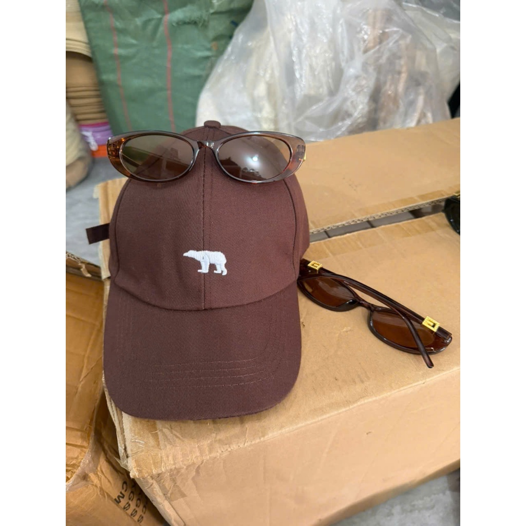 Mũ Lưỡi Trai Kèm Kính Chống Nắng 🌞 Nhẹ, Mát, Phong Cách Streetwear Hot Trend