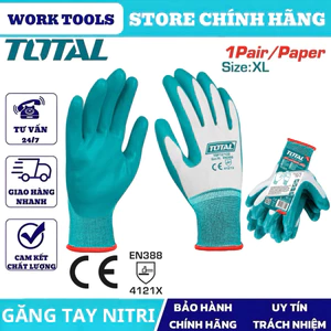 Găng tay Nitri TOTAL chống dầu, chống hoá chất cực kì tốt TSP12102 DNTT