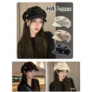 Mũ Beret Nữ Xếp Ly 👒 Phong Cách Hàn Quốc, Vintage, Dễ Phối Đồ, Đi Chơi Chụp Ảnh