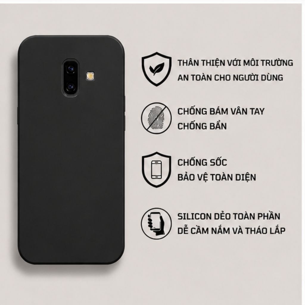 Ốp Lưng SamSung Galaxy J7 Pro/J730 - Black(Đen)