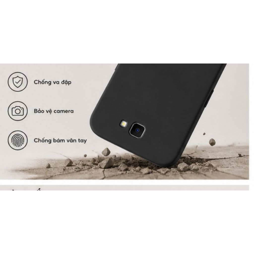 Ốp Lưng SamSung Galaxy J7 Prime - Black(Đen)
