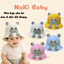 TH (SIZE 6-20 THÁNG) Nón tai bèo kèm kính chống giọt bắn - Mũ chắn gió, cản bụi cho bé yêu