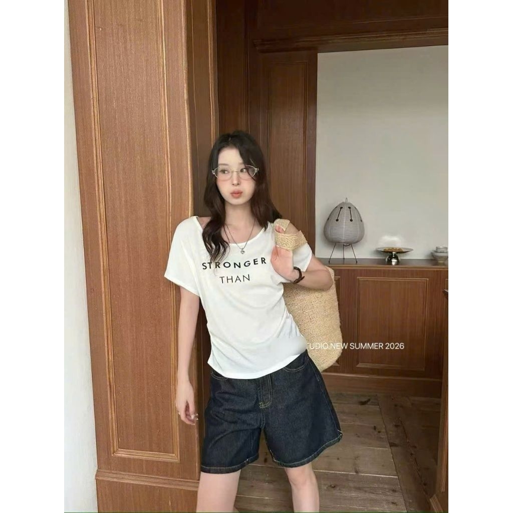 [𝑯𝒂 𝑨𝒏𝒉] Áo Cộc Phông Khoét Vai QCL1