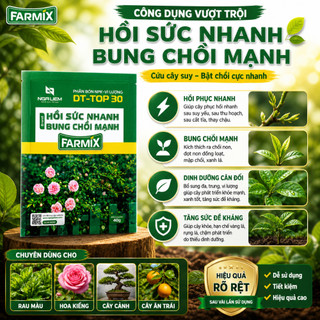 NPK vi lượng FARMIX 40gram “HỒI SỨC NHANH – BUNG CHỒI MẠNH” Phát Triển Lá, cành rễ