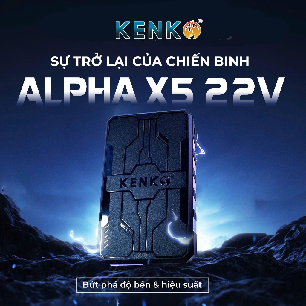 [KENKO STORE] Pin Lẻ 22V Kenko không kèm sạc, hàng Kenko chính hãng, Bảo Hành 12 tháng!