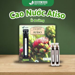 Cao Ống Uống Atiso AMMU Dạng Uống Tiện Lợi Hương Thanh Nhẹ Dễ Dùng Hộp 10 Ống x 10ml
