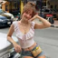 𝑪𝒉𝒐𝒄𝒐•Áo Crotop Nhún Bèo Chấm Bi New