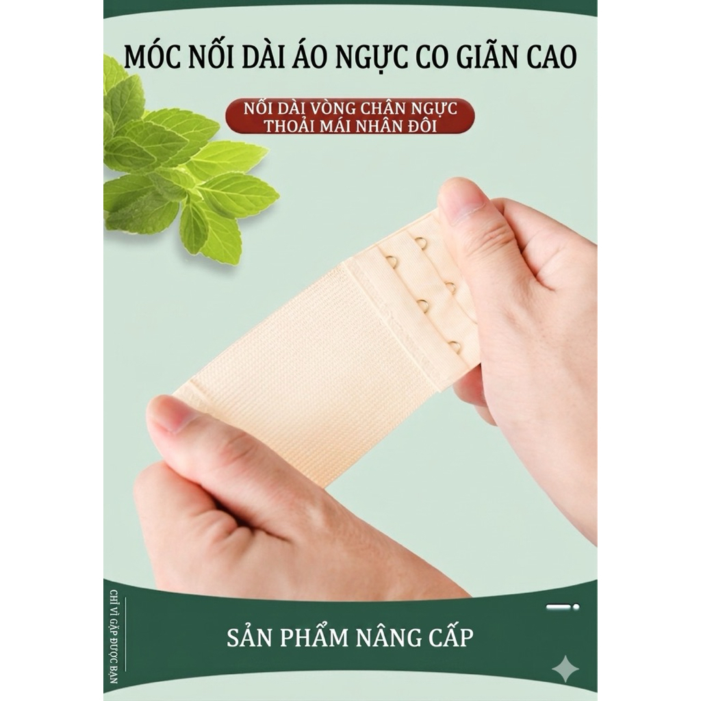 Móc nối dây áo ngực EVABRA cao cấp co giãn [CHỈ BÁN ĐƠN TỪ 2 CHIẾC]