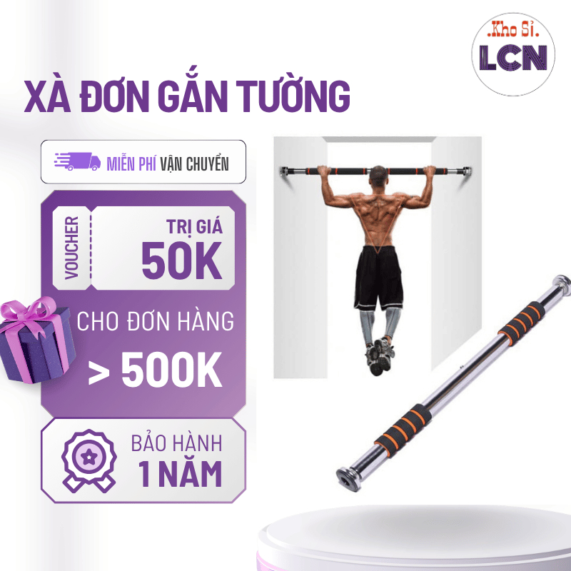 Xà đơn gắn cửa treo tường do_the_thao_kho_Si, xà đơn gắn tường 2025 kích thước 60-130cm  tập cơ bụng
