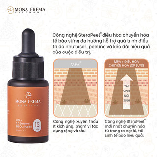 [HÀNG CÔNG TY] Tẩy Tế Bào Chết Mona Frema MPA 3.5 SteroPeel Exfoli Toner 15% (MANDELIC+PYRUVIC 15%)