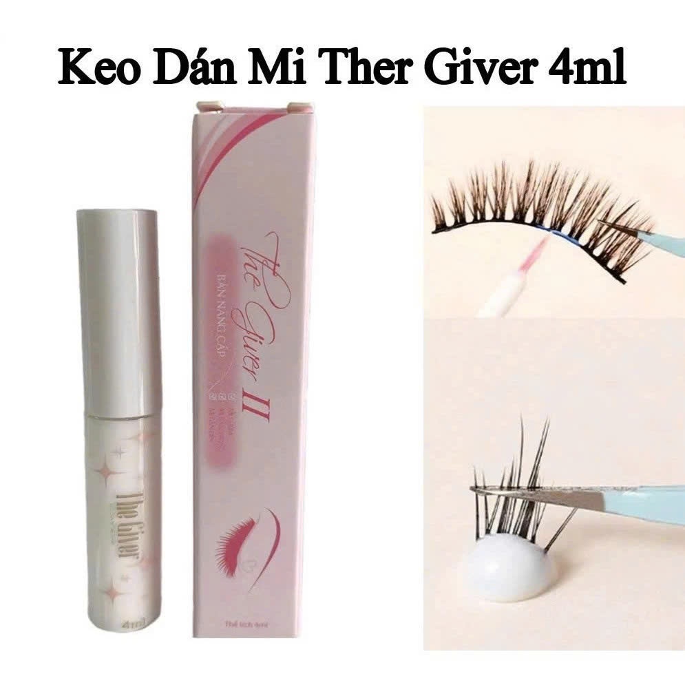 Keo Dán Mi The Giver 4ml, An Toàn, Khô Nhanh, Dính Siêu Chắc,Độ Bám Cao, Giữ Mi--LeeVelvetLashes