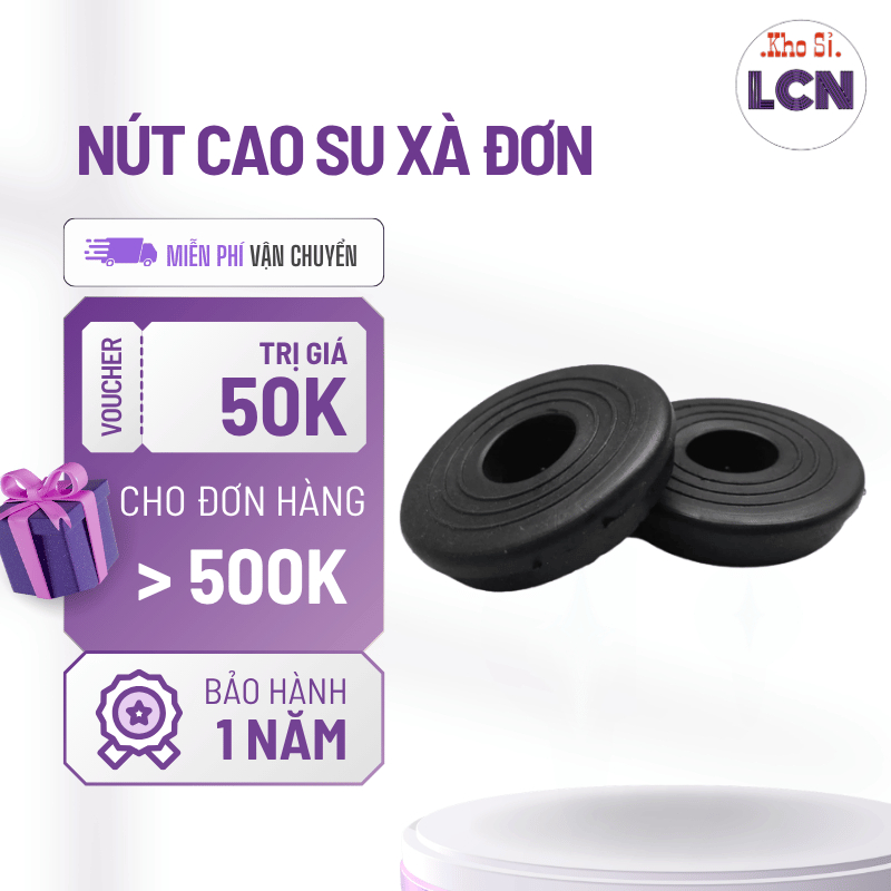 Nút cao su Xà Đơn (1 cặp) 💎FREESHIP💎 Núm mút cao su phụ kiện gắn đầu xà đơn